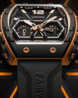 New Luxury Multi-Hand Chronograph Rubber Strap Waterproof Watch - Zavion Watches Store
