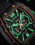 New Luxury Multi-Hand Chronograph Rubber Strap Waterproof Watch - Zavion Watches Store